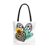 Triple Heart Tote Bag only at Bling & Bloom's Boutique | Cow Print Hea Tote Bags & Cosmetic Bags Bling & Bloom's Boutique This practical, high-quality Triple Heart Tote Bag is available in three sizes. All-over print provides comfort with style at the beach or out of town. Made from rel