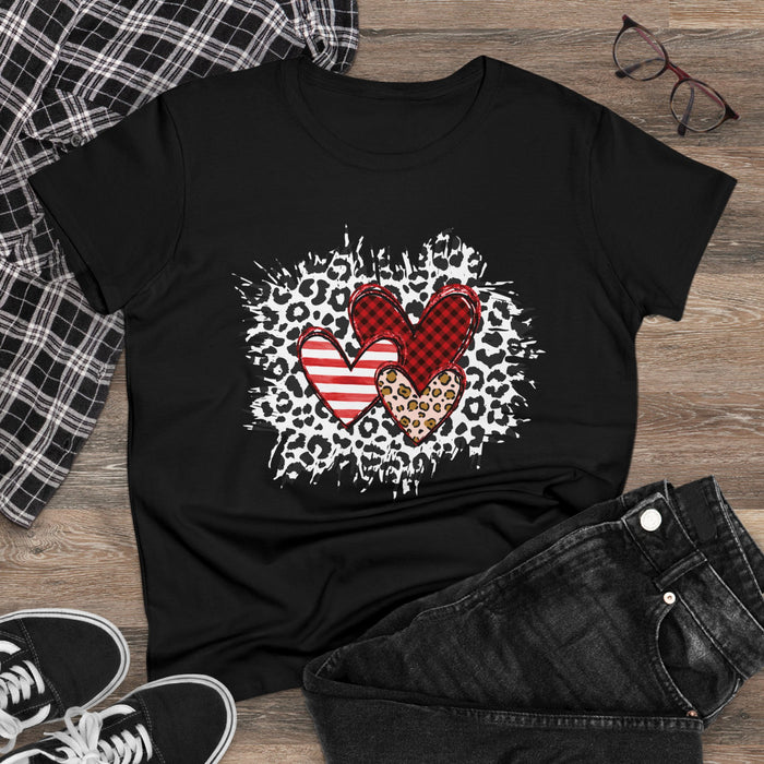 Triple Heart Women Tee