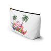 Pink Flamingo Accessory Pouch w T-bottom Bags Bling & Bloom's Boutique Our Pink Flamingo t-bottom pouches can be used for pretty much anything. They make excellent pencil cases and cosmetic travel bags. They are constructed from a durab