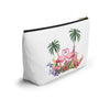 Pink Flamingo Accessory Pouch w T-bottom Bags Bling & Bloom's Boutique Our Pink Flamingo t-bottom pouches can be used for pretty much anything. They make excellent pencil cases and cosmetic travel bags. They are constructed from a durab