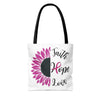 Faith Hope Love Cancer Tote Bag