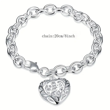 Three-Dimensional Heart Bracelet