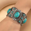 Western Turquoise Elastic Bracelet only at Bling & Bloom's Boutique |  Bracelets Bling & Bloom's Boutique Western Turquoise Elastic Bracelet Crafted with intricate detail, the Western Turquoise Elastic Bracelet is a stunning piece that adds a touch of sophistication to a