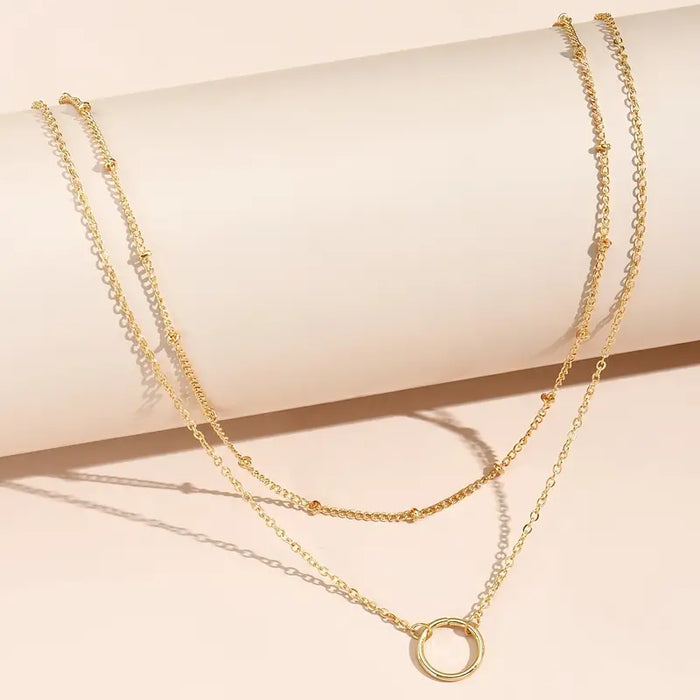 Adjustable Dainty Gold Necklace at Bling & Bloom's Boutique, Layered