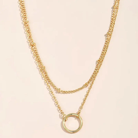 Adjustable Dainty Gold Necklace at Bling & Bloom's Boutique, Layered