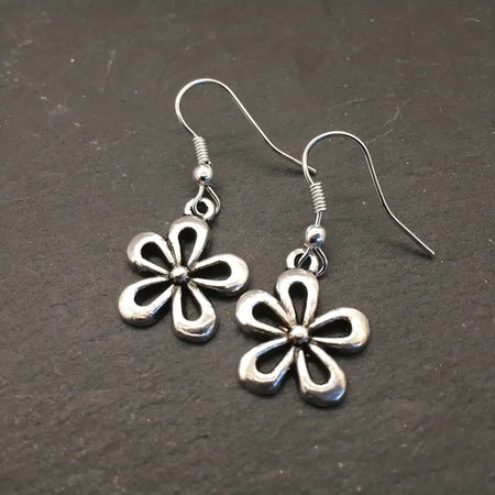 Flower Earrings & Necklace